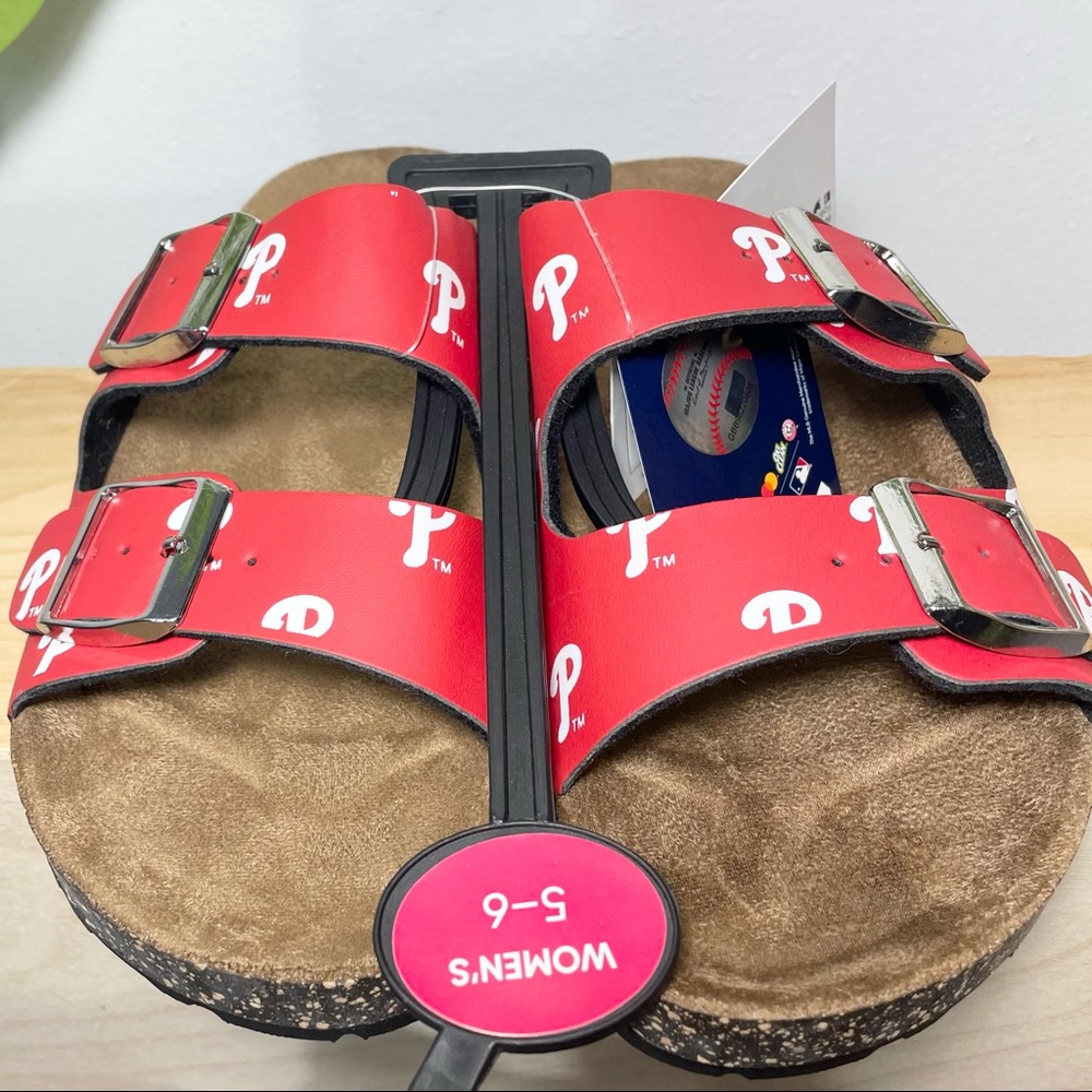 Phillies 5/6 MLB red & white Philadelphia comfortable arch support baseball - Picture 4 of 6